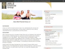 Tablet Screenshot of ablefinancialgroup.com